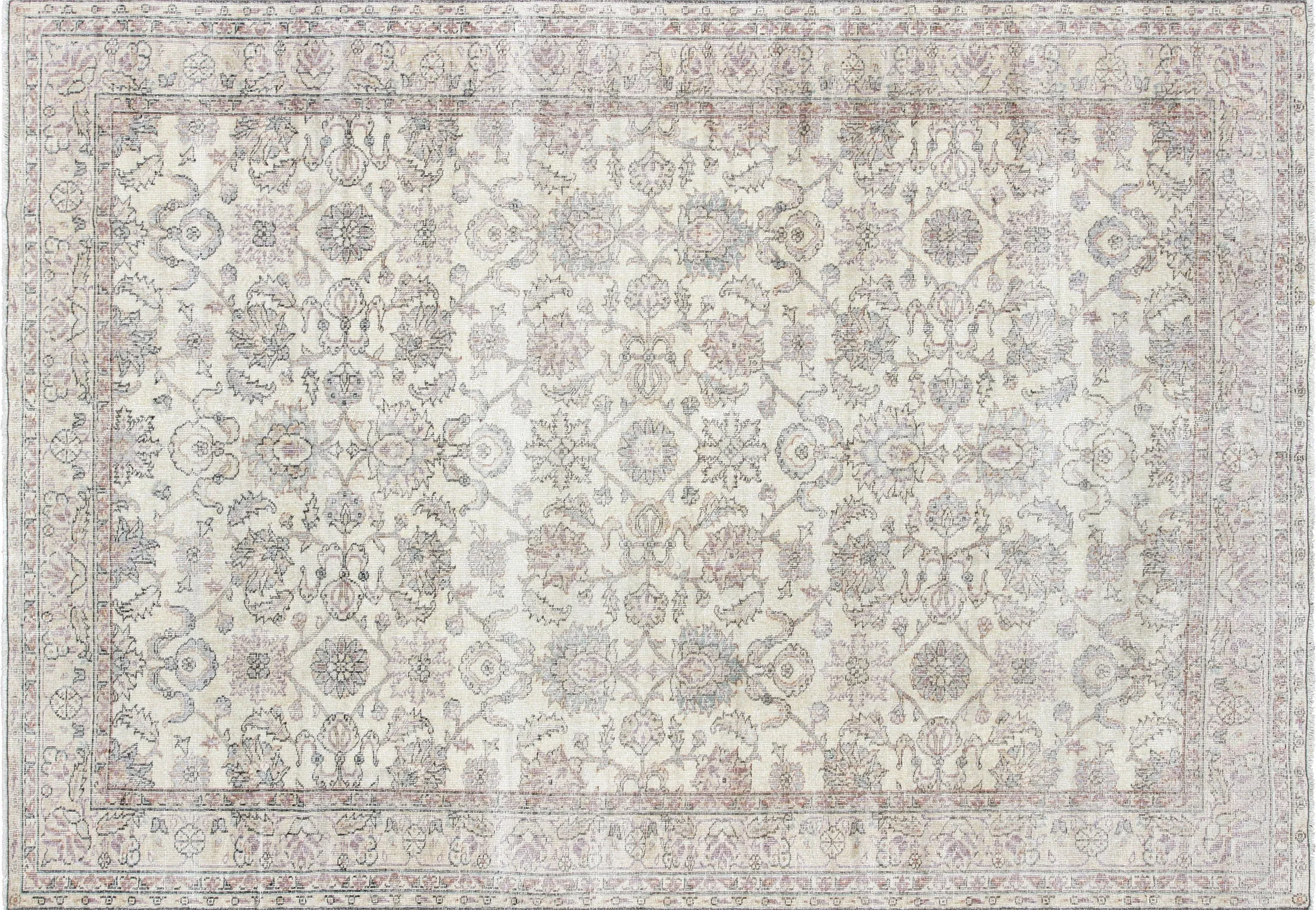 Vintage Turkish Oushak Rug - 7'1" x 10'2"