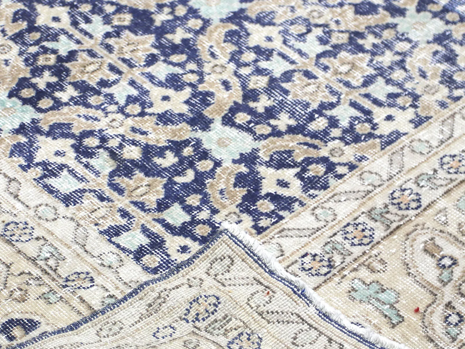 Vintage Turkish Oushak Rug - 8'4" x 10'2"