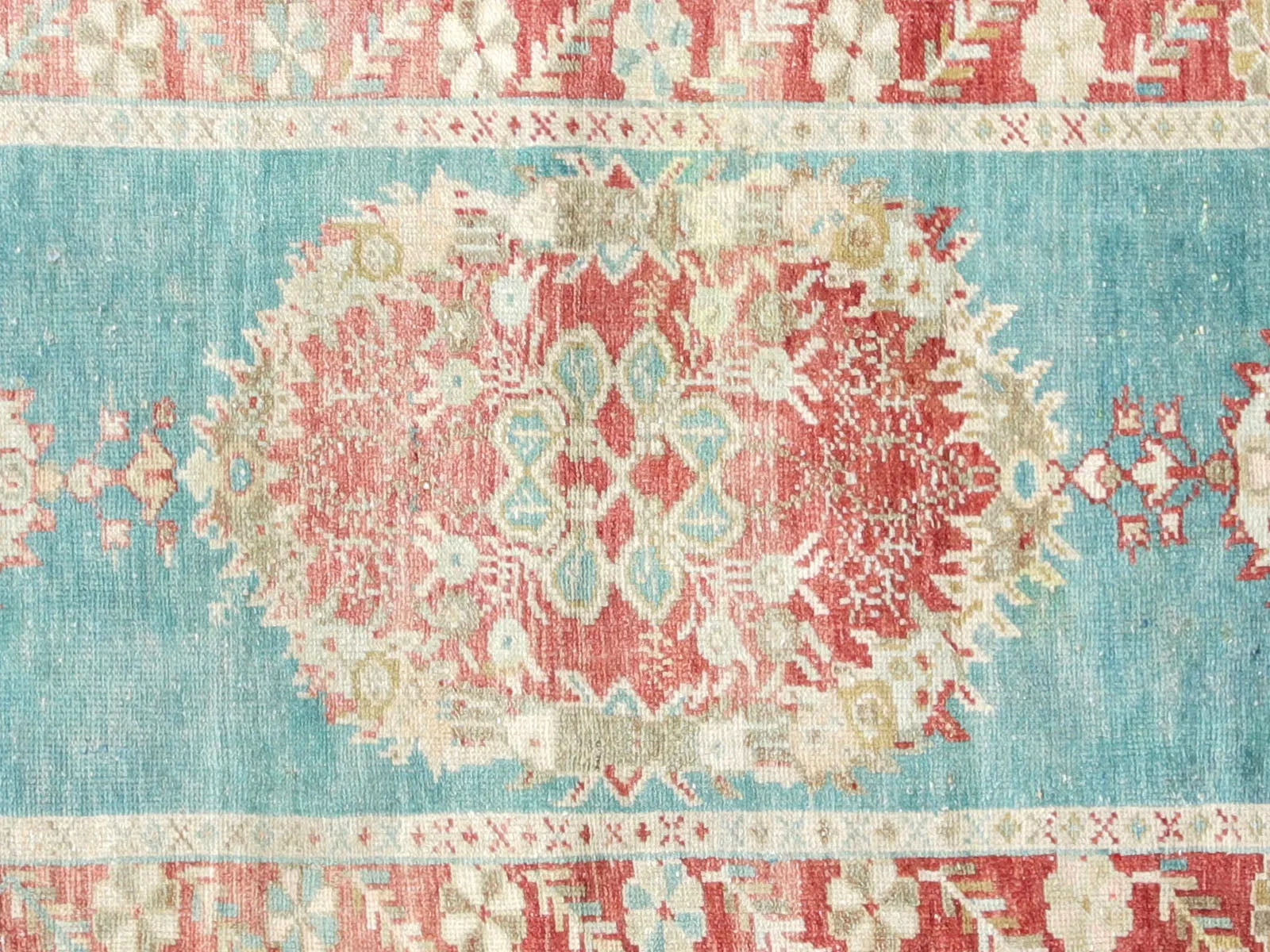 Vintage Turkish Oushak Runner - 2'7" x 10'6"