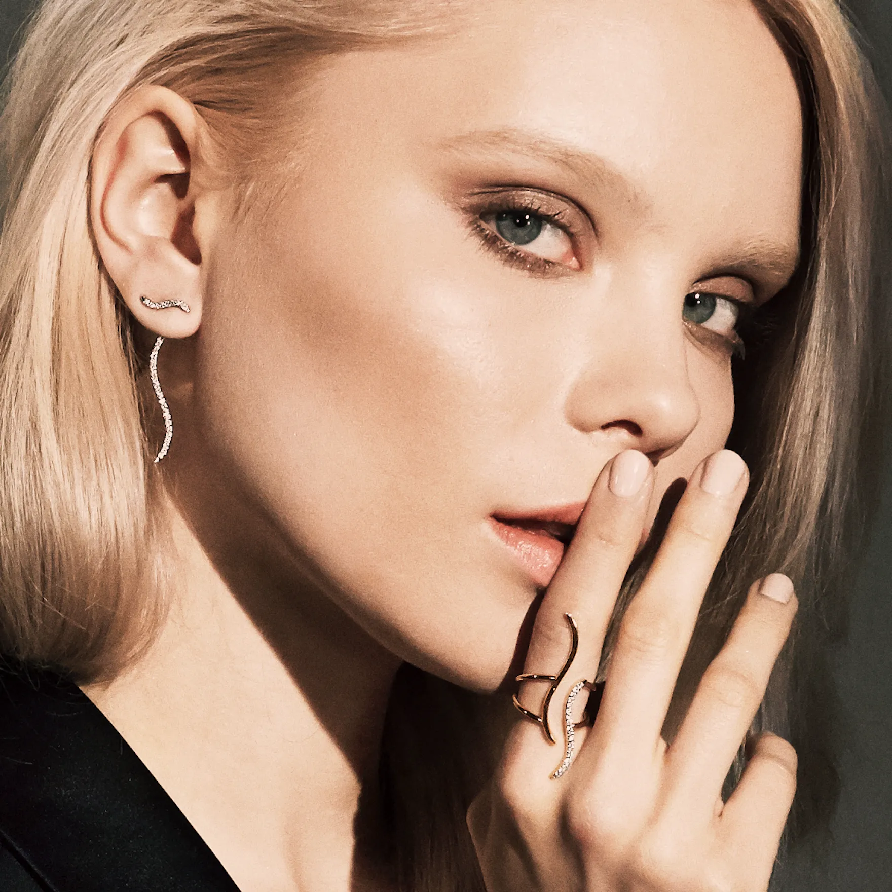 WAVERLY DIAMOND MIRROR RING