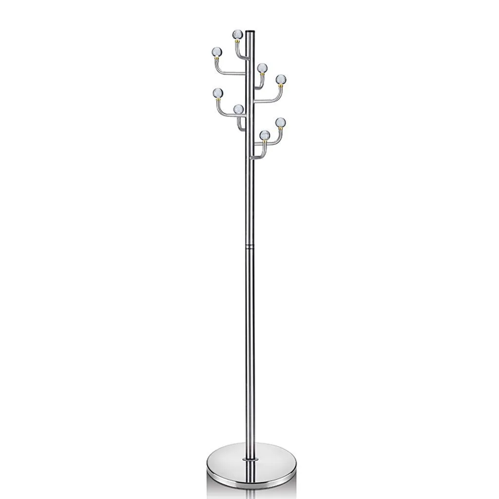 WENBO HOME- Export Coat Racks Landing Crystal 304 Stainless Steel Hangers Metal European Style Simple Fashion Clothes Shelves -Coat rack / hook