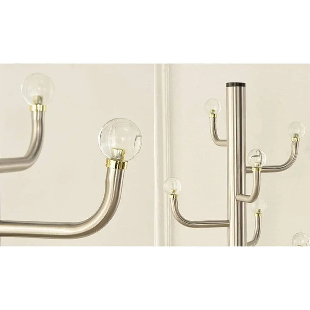 WENBO HOME- Export Coat Racks Landing Crystal 304 Stainless Steel Hangers Metal European Style Simple Fashion Clothes Shelves -Coat rack / hook