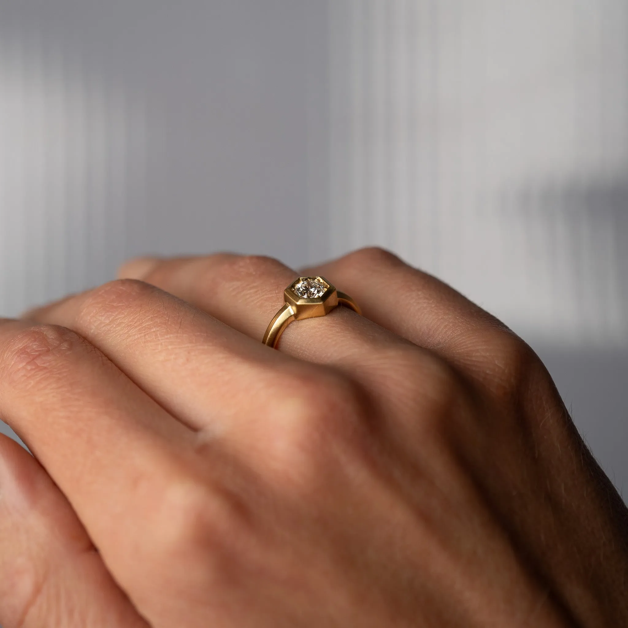 White Diamond Framework Solitaire