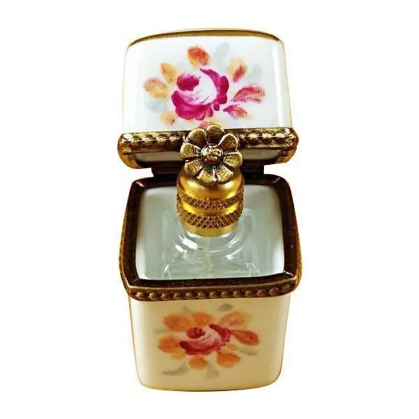 White Tall with One Bottle limoges box