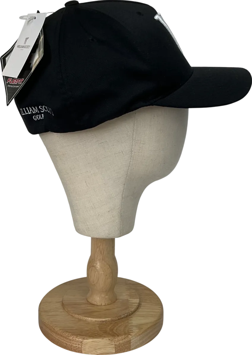 william scott Black 5 Panel Cap UK L/XL
