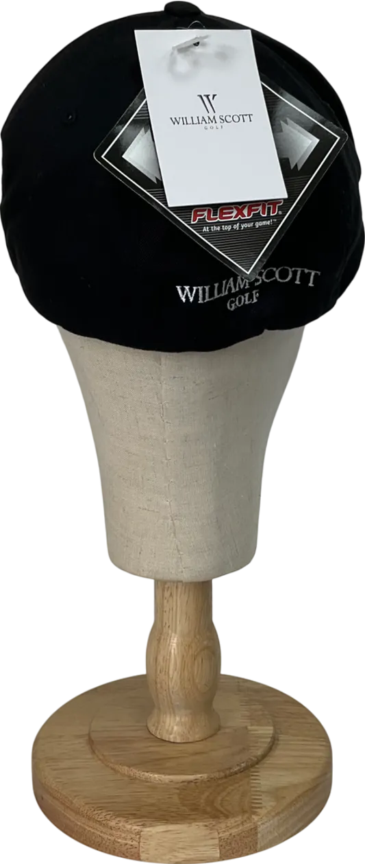 william scott Black 5 Panel Cap UK L/XL