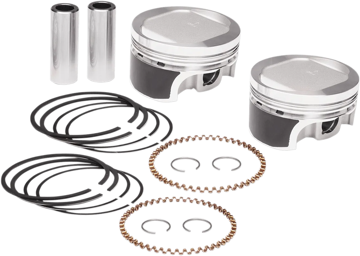 Wiseco K0207P1 Tracker Series Piston Kit (95ci.) - .010in. Oversized, 9.5:1 Compression