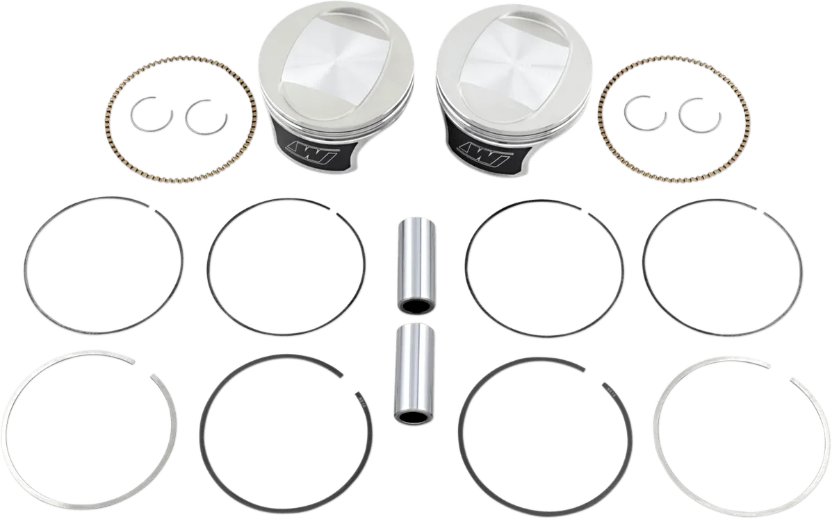 Wiseco K0207P1 Tracker Series Piston Kit (95ci.) - .010in. Oversized, 9.5:1 Compression