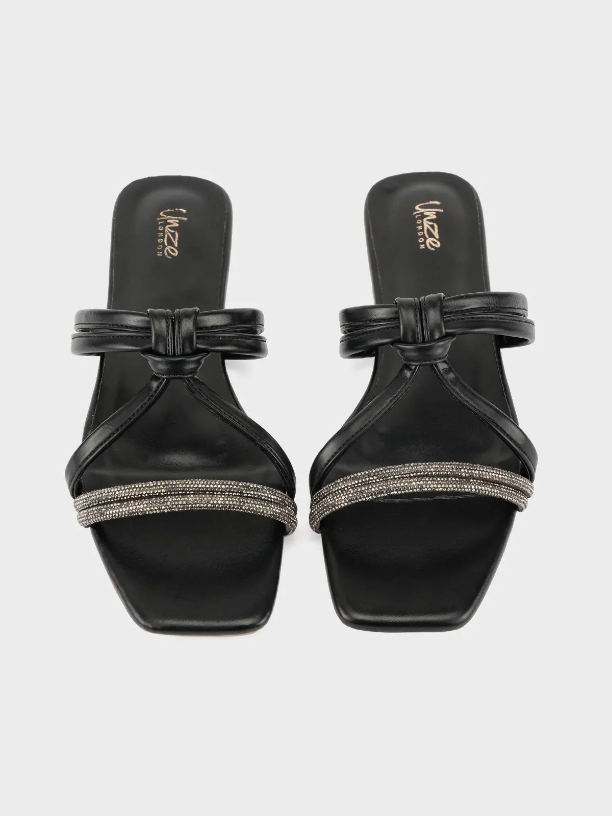 Women "GARLOW" Comfy Diamante Slippers