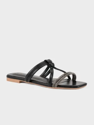 Women "GARLOW" Comfy Diamante Slippers