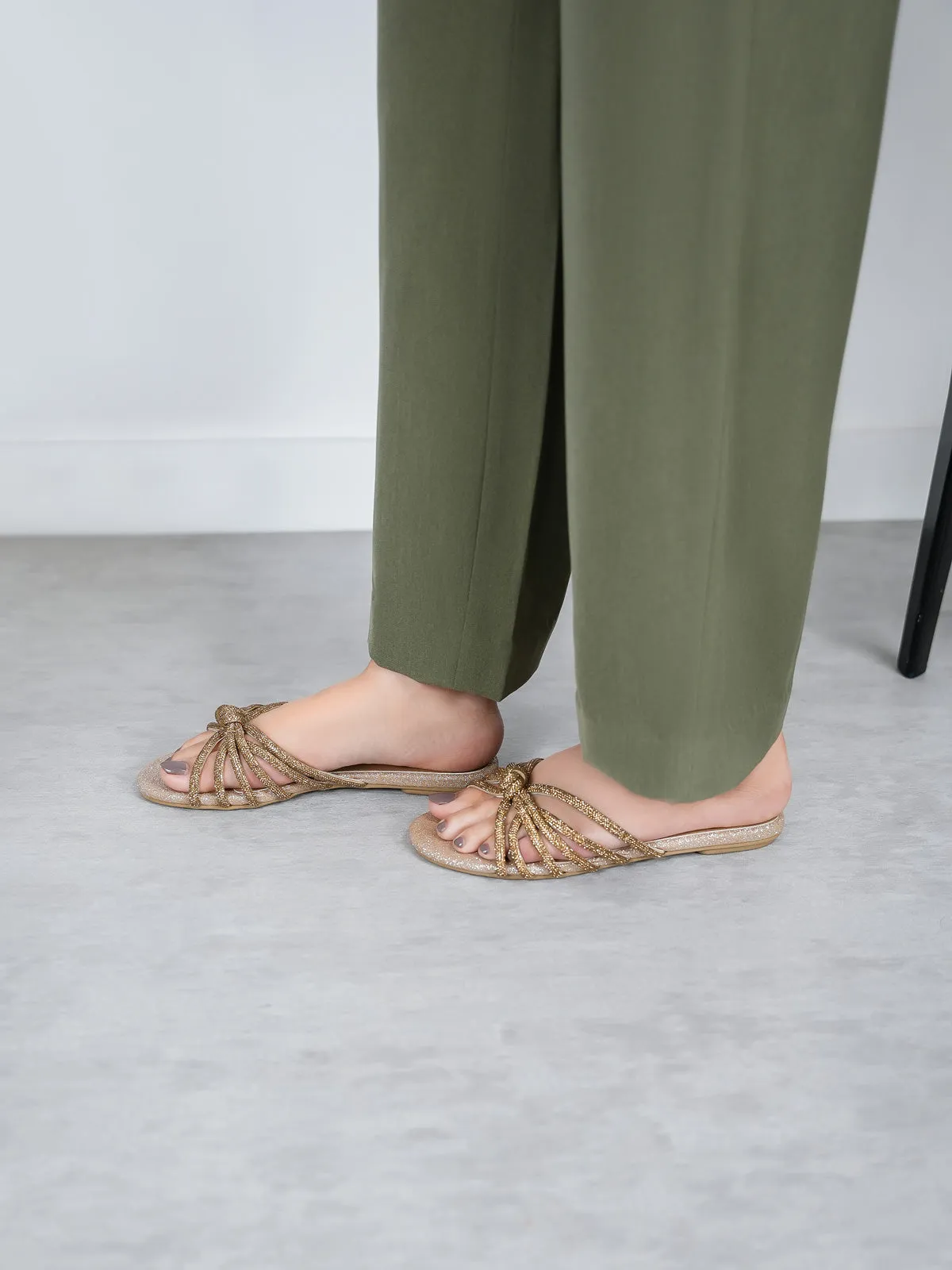 Womens "GLABELLA" Comfy Evening Slippers