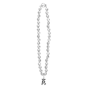 X-Girl Polygon Bear Necklace 'Silver'