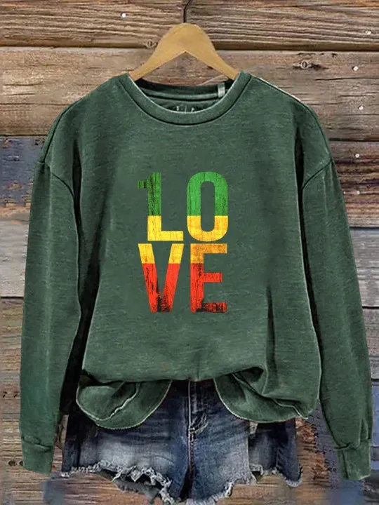Zaylon One Love Retro Sweatshirt