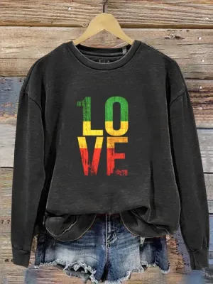 Zaylon One Love Retro Sweatshirt