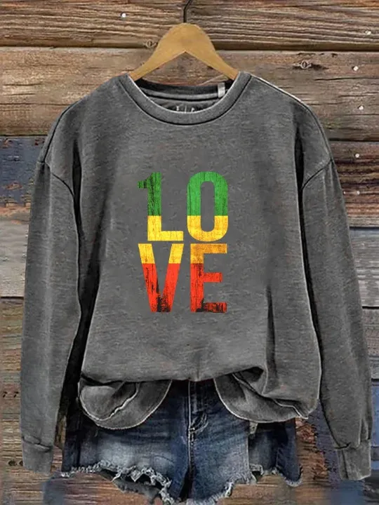 Zaylon One Love Retro Sweatshirt